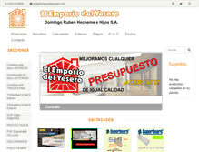 Tablet Screenshot of elemporiodelyesero.com